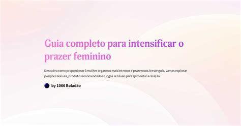 Manual da Siririca: Dicas e Descobertas para o Prazer Feminino.